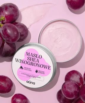 Grape-Scented Shea Butter with Vitamin E Moisturising and Firming Auna