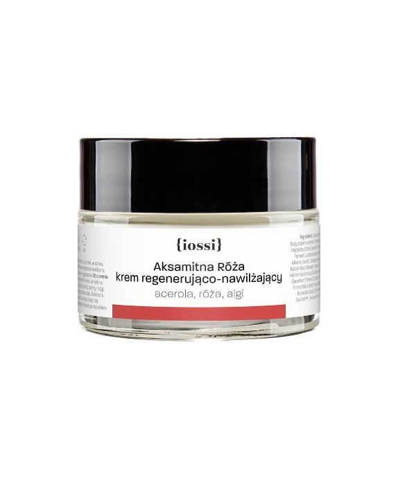 Crema facial de día y noche con rosa de mosqueta y acerola Aksamitna Róża Iossi