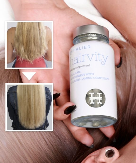 Hairvity Halier tabletten tegen haaruitval en voor haargroei bij vrouwen, 60 capsules