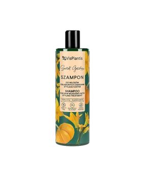 Shampoo per capelli indeboliti da trattamenti styling con olio di semi di zucca Vis Plantis