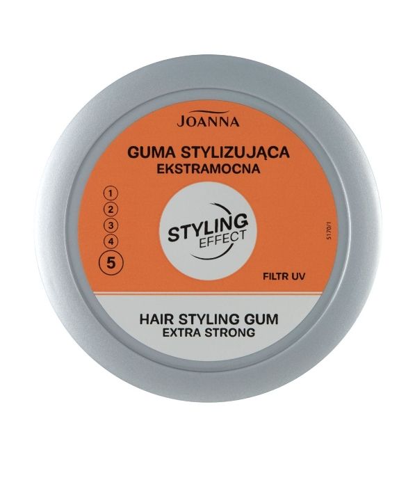 Silver Styling Gum într-un borcan cu filtru UV Styling Effect Joanna