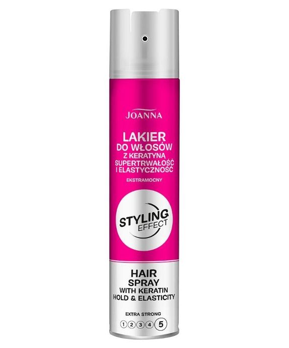 Extra styrka Stylingseffekt Joanna Keratin hårspray