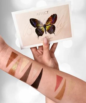 Affect Professional Cosmetics Butterfly Makeup palette of blushes and bronzers