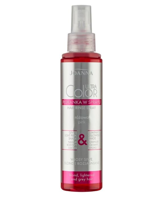 Haarspülungsspray Rosa zur Beseitigung gelblicher Strähnchen, Ultra Color Joanna