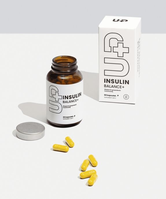 Supliment alimentar care susține managementul insulinei UP Insulin Balance+ UP Health Pharma 60 capsule