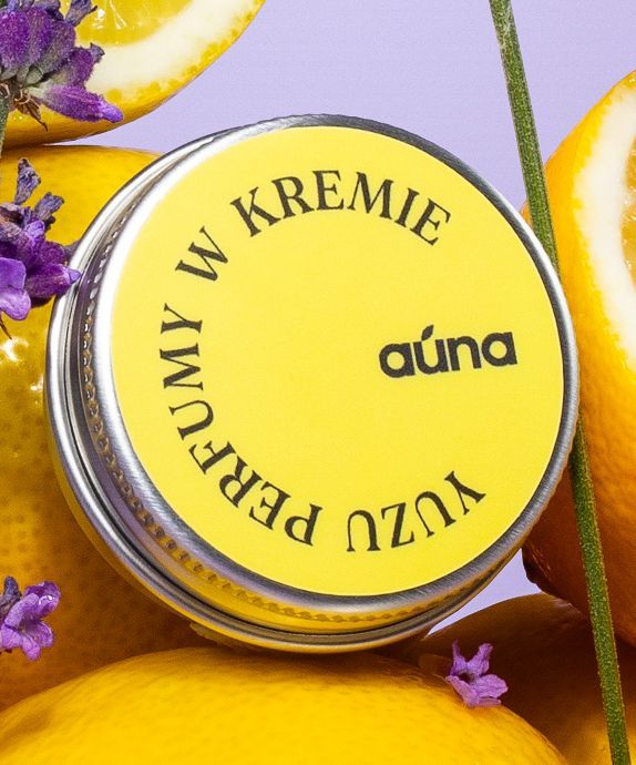 Auna Yuzu lavender and citrus botanical cream perfume with jojoba oil and wax