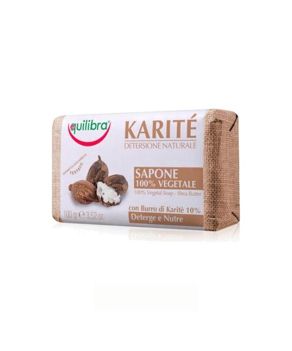 Savon au beurre de karité pour le visage et le corps Equilibra