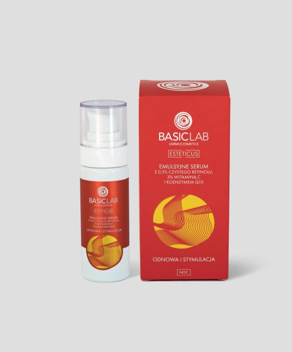 Ser emulsie cu 0,3% retinol BasicLab pur