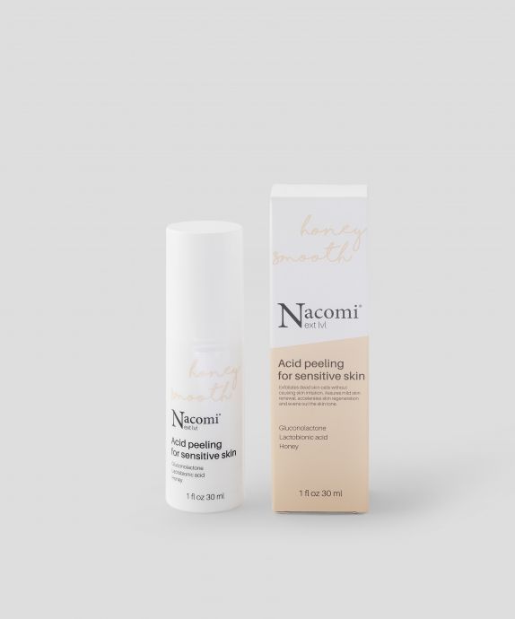 Nacomi Next Level acid scrub for sensitive skin with lactobionic acid