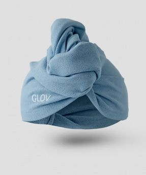 Blue Hair Turban Förkortar torktiden för alla hårtyper Hair Wrap Glov