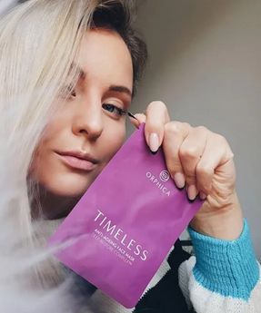 Orphica Timeless anti-wrinkle rejuvenating and moisturising sheet face mask