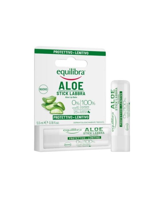 Equilibra aloe vera lipstick with jojoba oil and shea butter