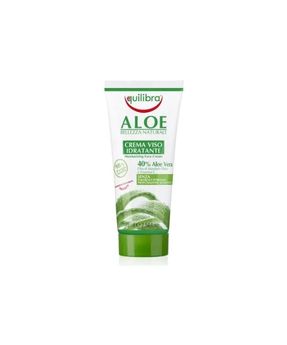 Cremă de față hidratantă cu aloe cu ulei de migdale dulci Equilibra