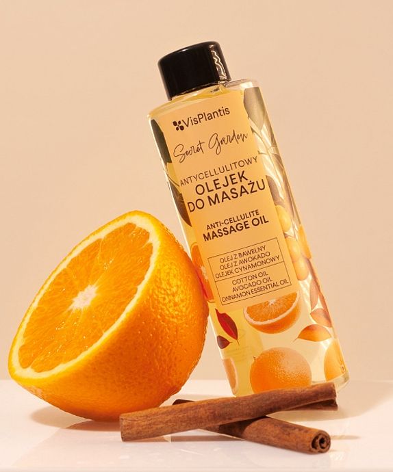 Anti-Cellulite-Massageöl mit Orangenduft Secret Garden Vis Plantis