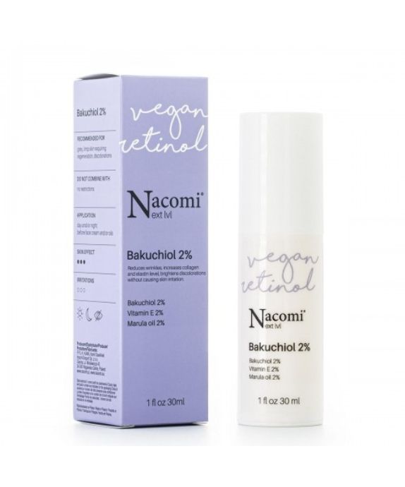 Nacomi Next Level anti-ageing firming facial serum with bakuchiol 2%