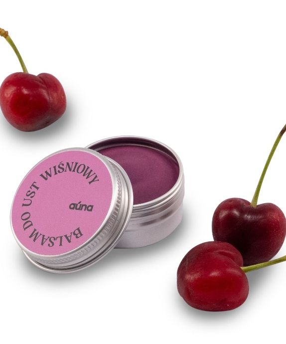 Cherry Lip Lotion with Shea Butter, Sweet Almond Oil, and Cocoa Butter Auna