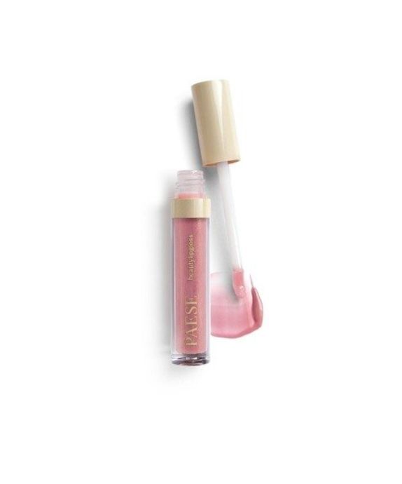 Lip Gloss with Particles for Visually Enhanced Lips Mirror-Like Effect Shade 02 Sultry Lipgloss Paese