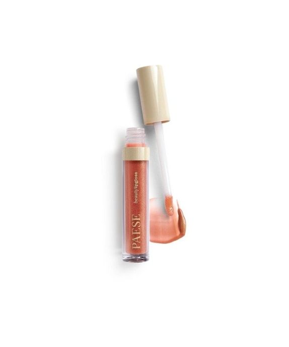 Lipgloss con particelle per valorizzare otticamente le labbra, effetto specchio 05 Glazed Lipgloss Paese