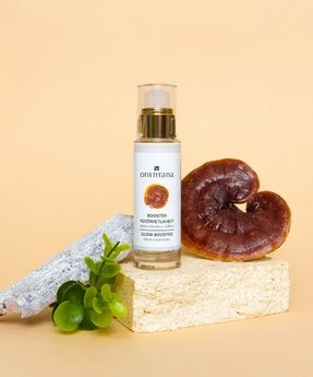 Leuchtender Booster mit Reishi-Adaptogenen und Orientana-Bergrose
