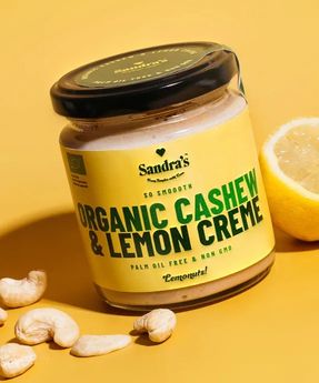 Cashew Nut and Lemon Juice Cream Low-Carb Sandra's
