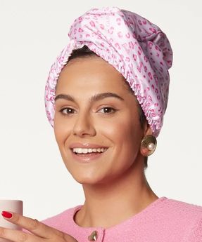 Turbante double-face per capelli Barbie Double Sided Hair Wrap Sport&Satin Pink Panther Glov