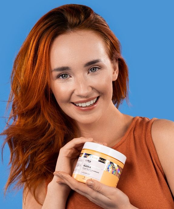 Emollient-Protein-Maske für mittelporöses und zu Frizz neigendes Haar so!flow