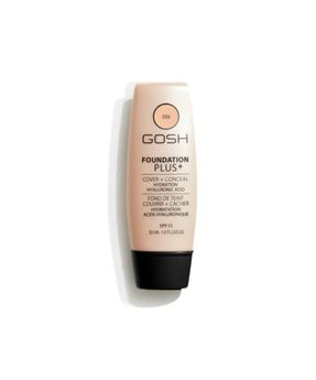 Coverage-Correcting Fluid with Satin Finish FOUNDATION PLUS+ Honey Gosh 