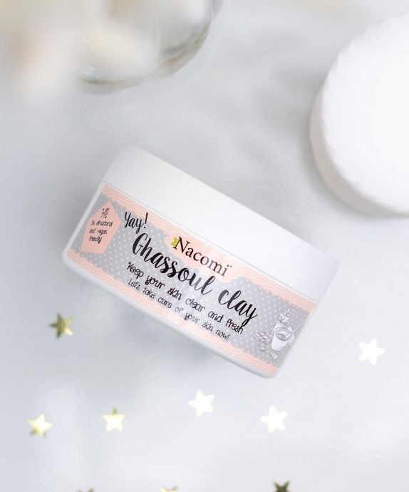 Nacomi Ghassoul Clay nourishing clay for sensitive and acne-prone skin