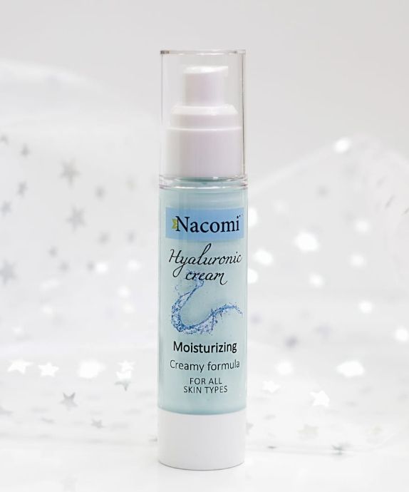 Silky Facial Cream with Hyaluronic Gel for elasticity and Softness Nacomi 