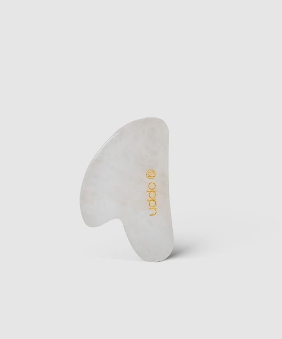 White Jade Gua Sha Stone for face Massage, Reducing Swelling, and Firming Uddo