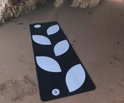 Rubber Yoga and Exercise Mat The Moon Antislip Moonholi