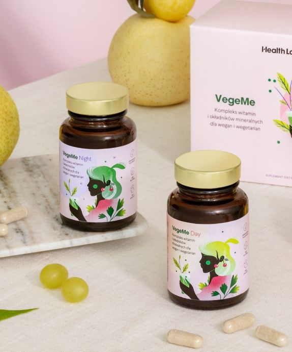 Vitamin-Komplex für Veganer und Vegetarier VegeMe Health Labs Care