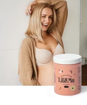 Lili&Mu goat milk bath powder for mums with jojoba oil and panthenol