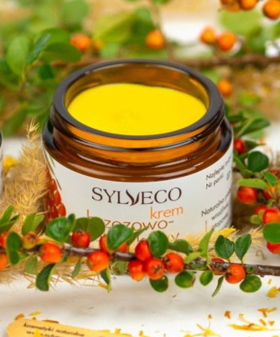 Soothing and Regenerating Cream for Sensitive Skin Birch and Sea Buckthorn with Betulin Sylveco