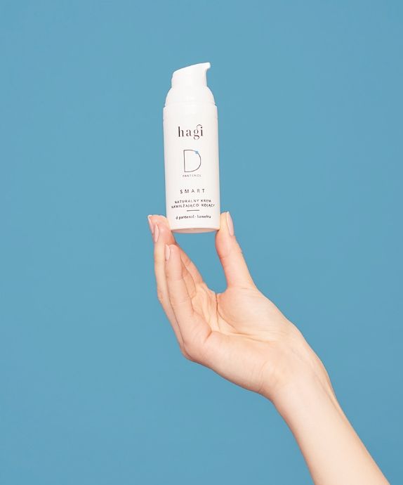 Crème naturelle Smart D pour le visage, hydratante et apaisante au d-panthénol Hagi