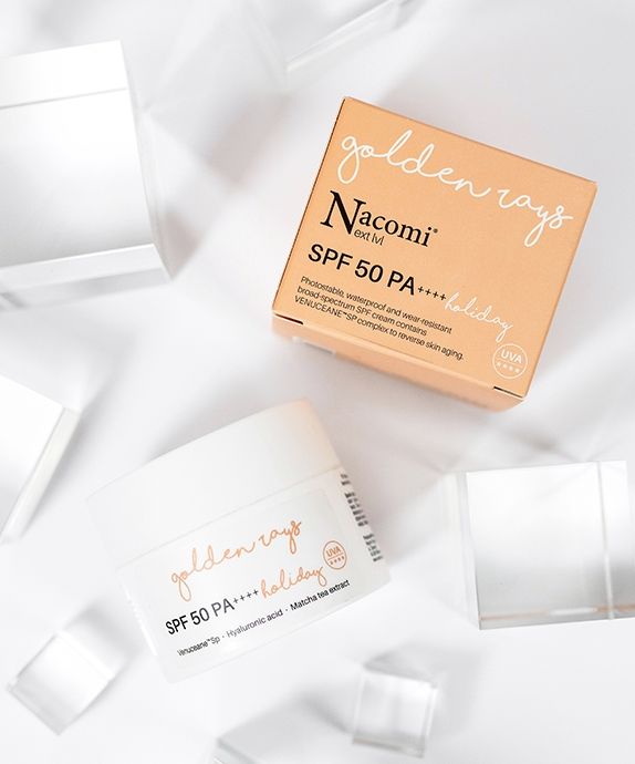 Crème visage anti-rides avec SPF 50 waterproof Nacomi Next Level