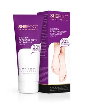Extra Plus Cracked Heel Cream with 30% Urea and Shea Butter SheFoot