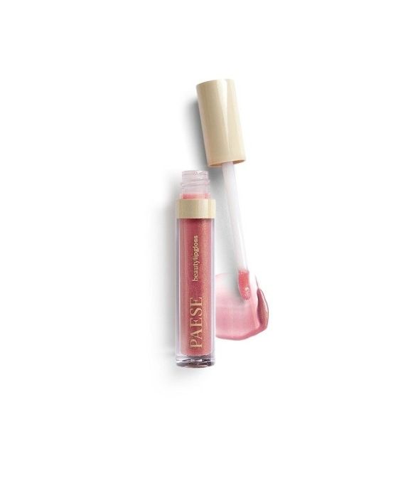 Lip Gloss with Particles for Visually Enhanced Lips Mirror-Like Effect Shade 03 Glossy Lipgloss Paese