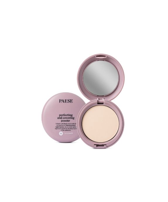 Glätten von gepresstem Puder mit mattem Finish 02 Porzellan Nanorevit Paese