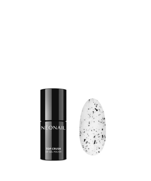 Top coat semipermanente opaco con effetto biscotto al cioccolato tritato Top Crush NeoNail