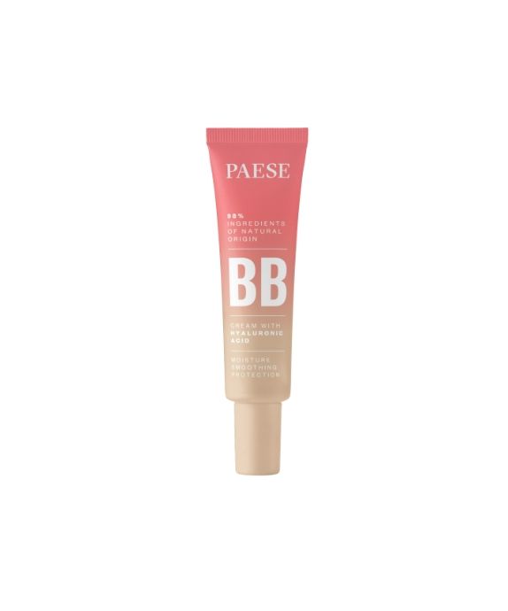 Natural BB Cream with Hyaluronic Acid Shade 02 Beige by Paese