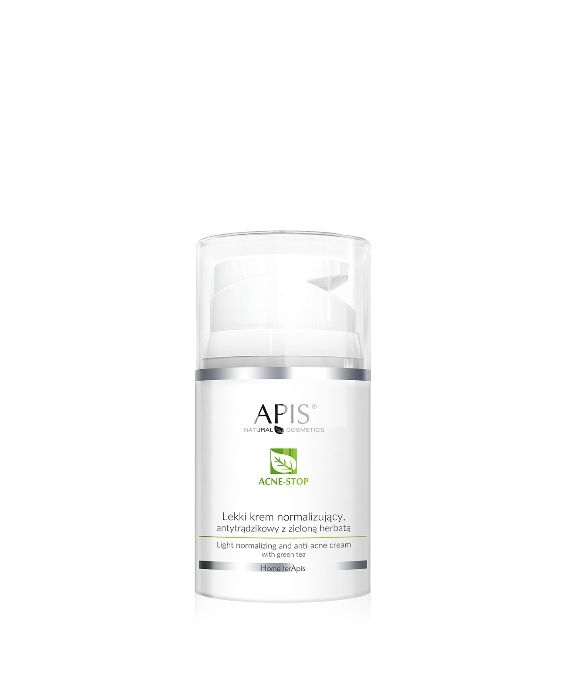 Light Acne-Controlling Normalizing Cream Acne-Stop Home Therapy Apis