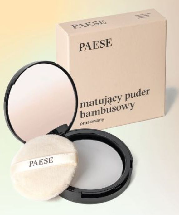 Paese mattifying pressed bamboo powder enriched with silk powder to absorb sebum