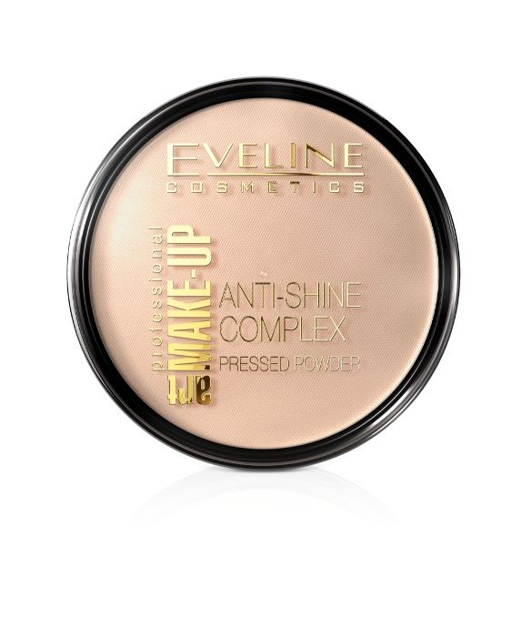 Mattierendes Mineralpulver mit Seide Nr. 31 transparentes Art Make-Up Anti-Shine Complex Eveline