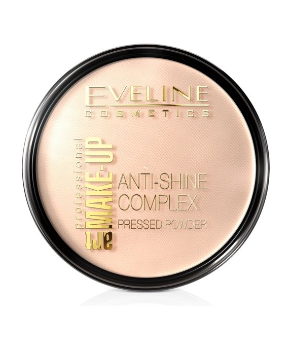 Matinė mineralinė pudra su šilku Nr. 32 Natural Art Make-Up Anti-Shine Complex Eveline