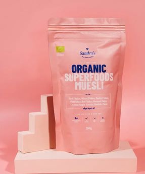 Muesli with Eco-Friendly Grains with Vitamins and Minerals SuperFoods Perfect for Breakfast Sandra's 