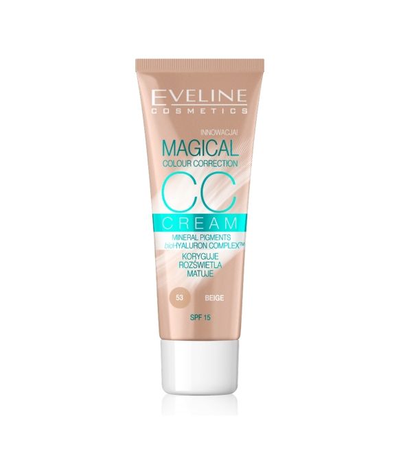 Multifunctional Foundation No. 53 Beige Magical Colour Correction CC Eveline