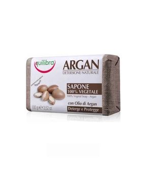 Equilibra argan oil soap without artificial dyes and allergens