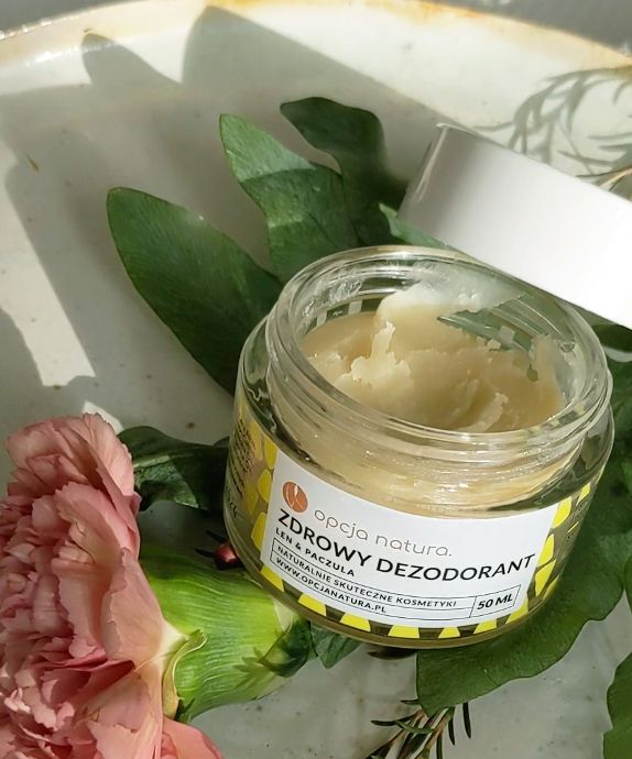 Deodorante crema naturale - deodorante sano al patchouli & lino Opcja Natura