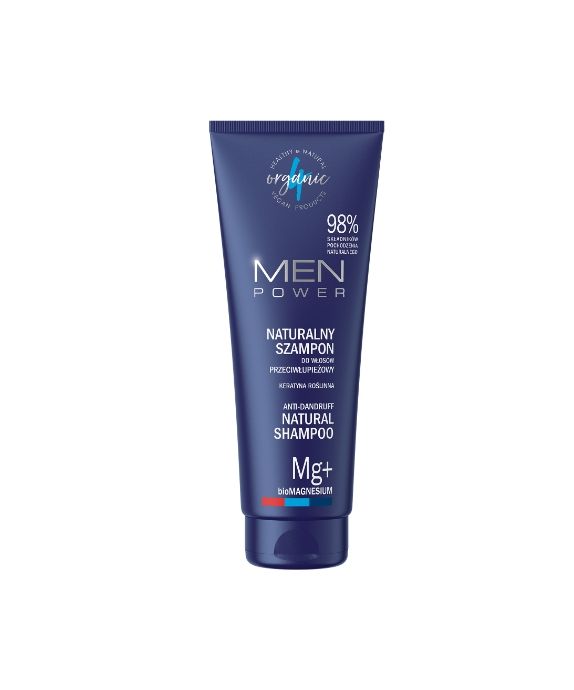 Natürliches MEN POWER Anti-Dan\'s Shampoo für Männer 250 ml 4Bio